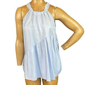 Entro Halter Swing Top Sz S Blue #89J